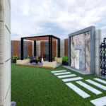 تركيب العشب الصناعي