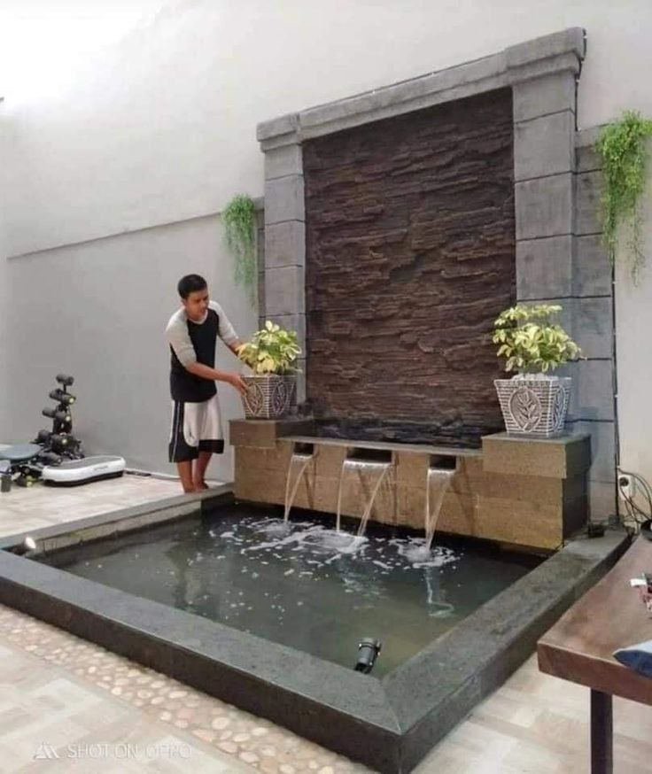 شركة تصميم شلالات منزلية